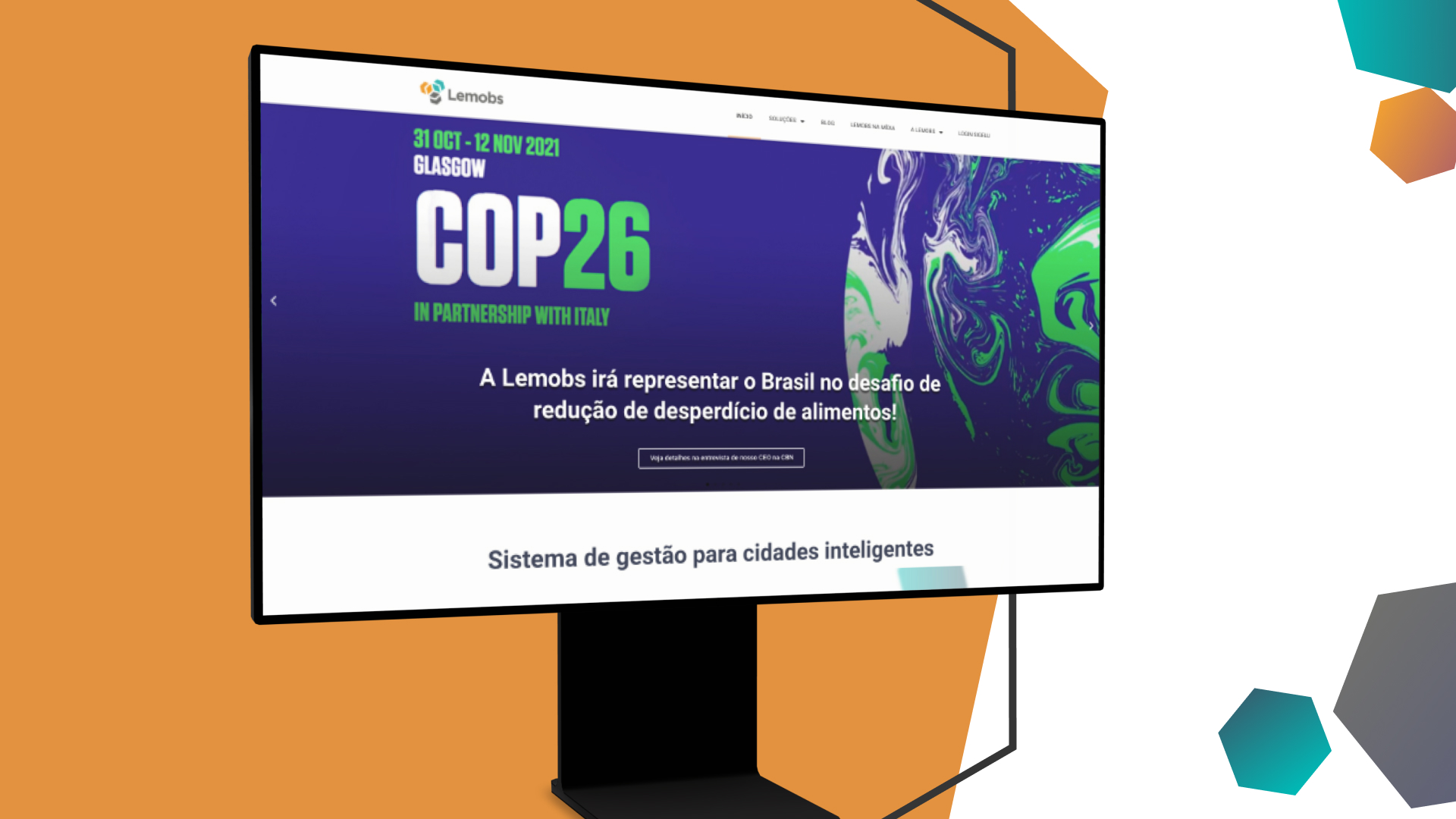 Capa do projeto site Lemobs
